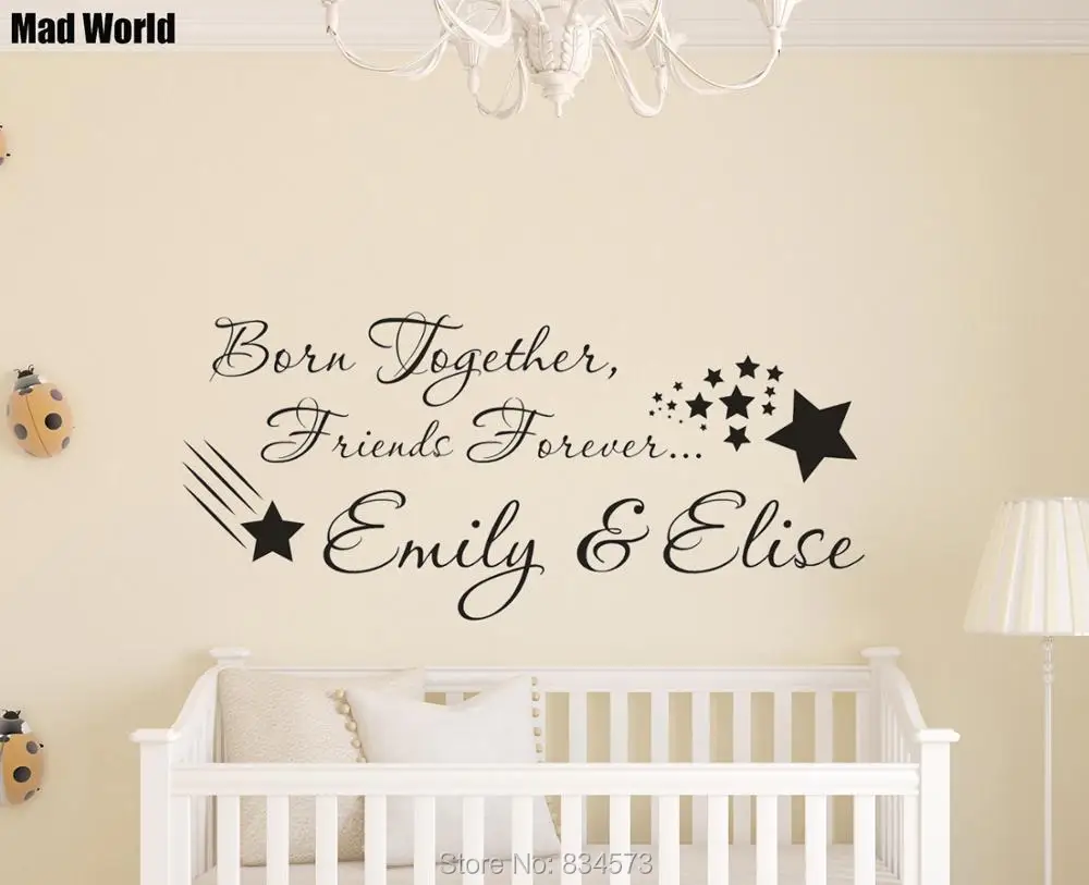 personalised baby wall art