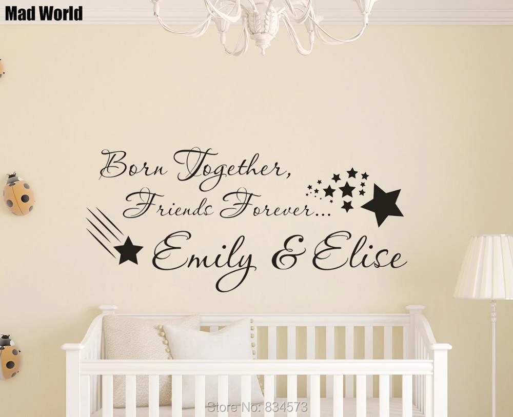 personalised baby wall art