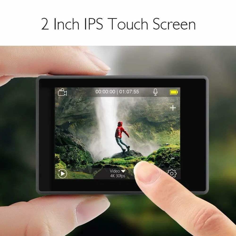 AKASO V50 Elite 4K/60fps сенсорный экран Wi Fi экшн камера Голосовое управление EIS 40 м