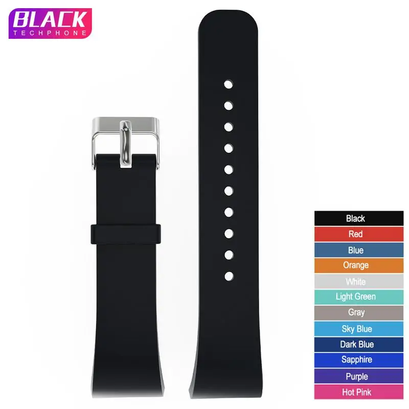 

21CM Large Sized Silicone Watch Band Replacement for Samsung Gear Fit2 Pro R360 R365 R366 Smart Watch