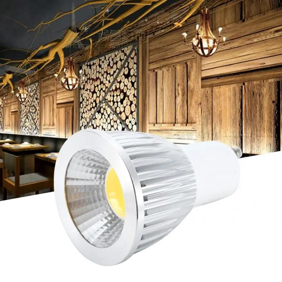 

spotlight AC200-245V GU10 5W LED Spotlight Bulb COB Light Lamp Warm White for Home Hotel Bar led spotlight outdoor floodlights