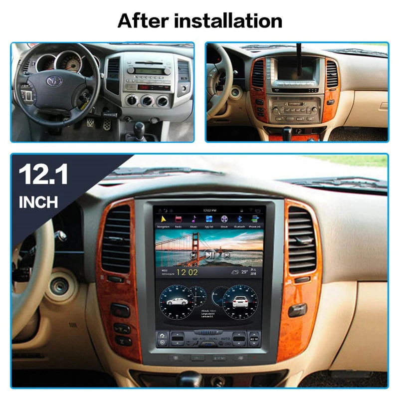 Perfect Krando Android 8.1 12.1" Vertical screen car multimedia player GPS for Toyota Land Cruiser lc100 2002-2007 navigation system BT 2 Perfect Krando Android 8.1 12.1" Vertical screen car multimedia player GPS for Toyota Land Cruiser lc100 2002-2007 navigation system BT 2