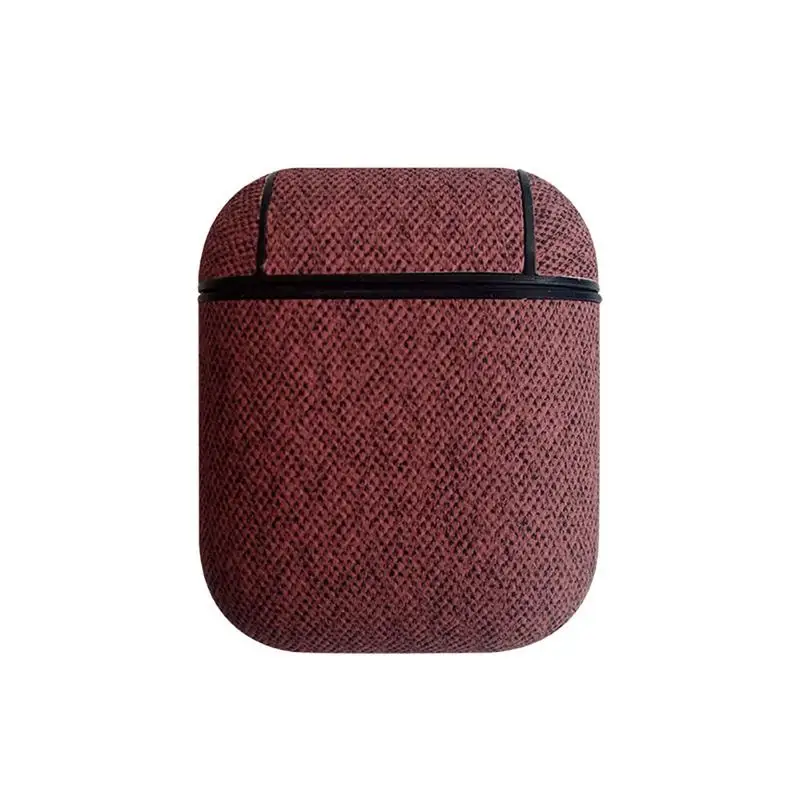 

For Airpods Protective Case Wireless Bluetooth Headset Box Charging Bag Leather Earphone Cover Shell