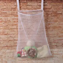 Многоцелевая Детская сумка для хранения большой емкости кровать большая подвесная грязная одежда сумка сетчатая дышащая отделочная сумка