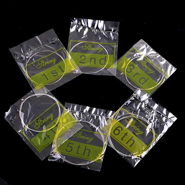 

6pcs Electric Guitar Strings Set Pure Light Nickel Gauge Electric Guitar strings for Electric Guitars Guitar Parts & Accessories