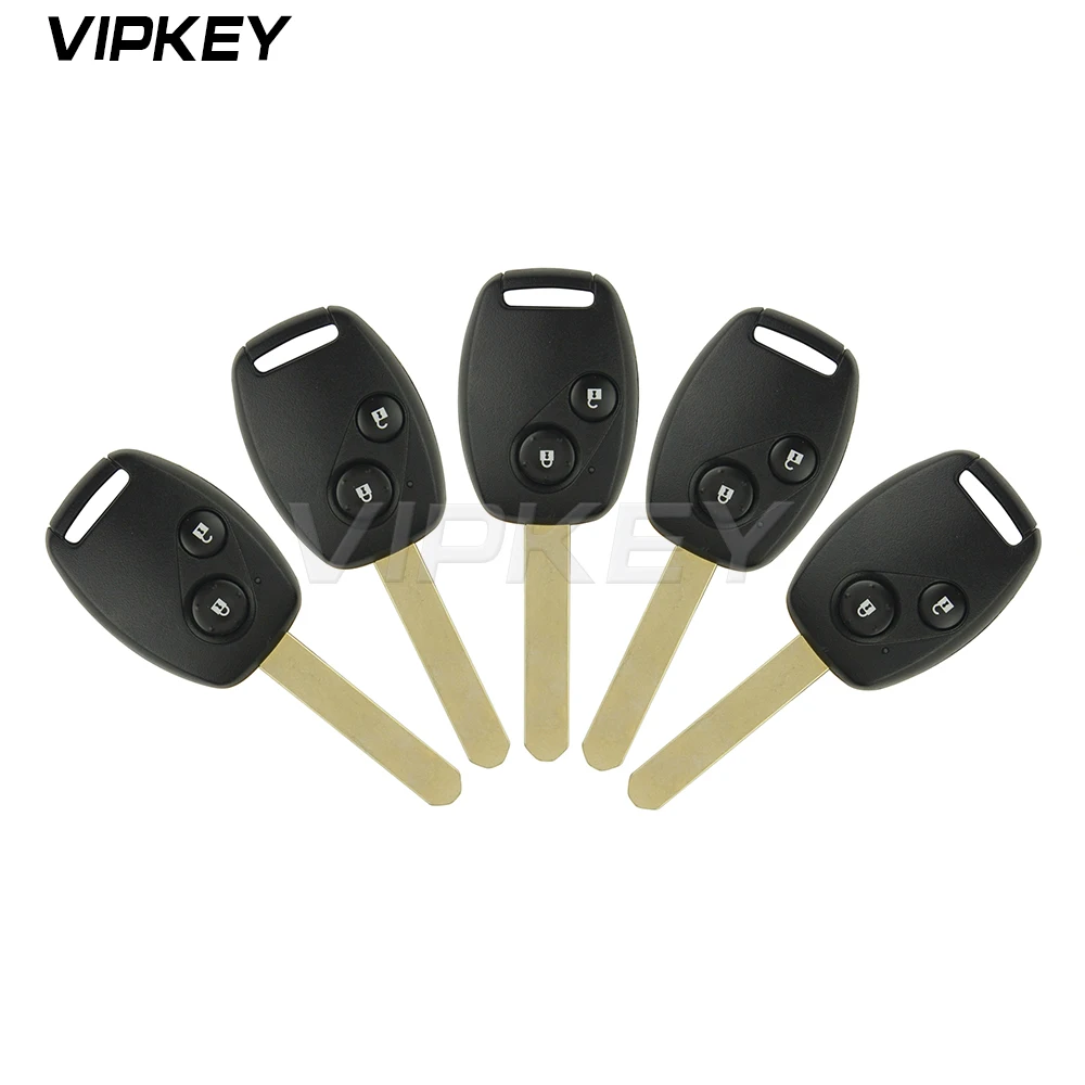 

Remotekey 5pcs HLIK-1T 2 button 434Mhz PCF7961-ID46 chip car Remote key for Honda CIVIC ACCORD JAZZ CRV HRV