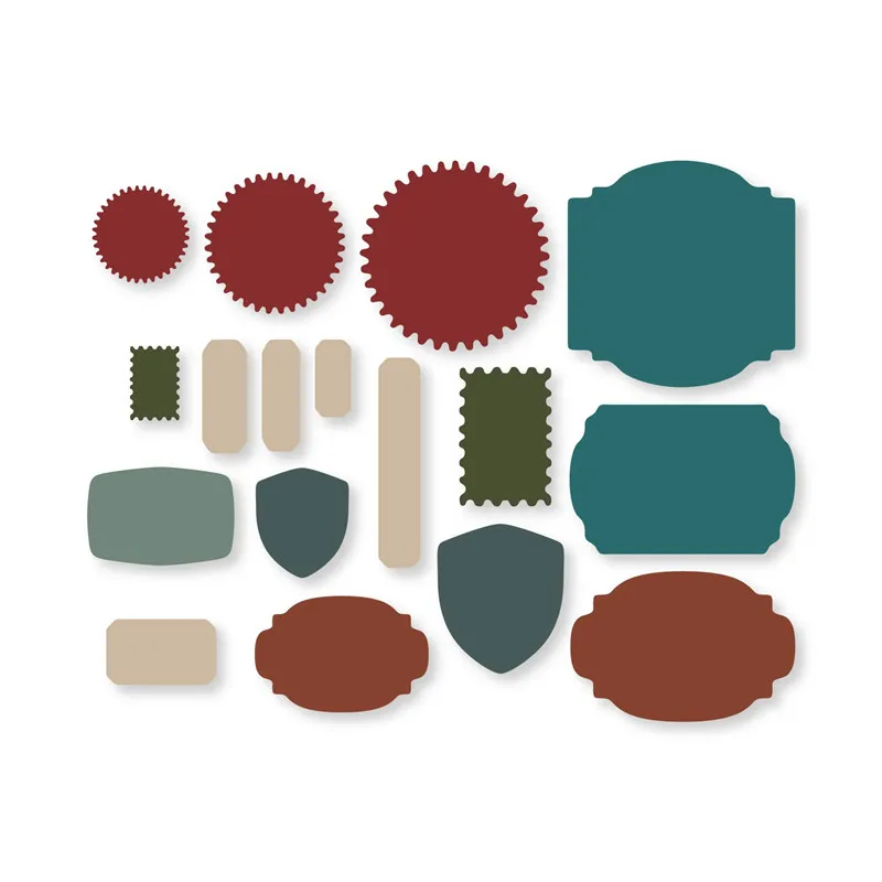

Swovo Mixed Shape Frame Metal Cutting Dies DIY Cut Craft Dies Scrapbooking for DIY Alubm Photo Card Cuts Decorations