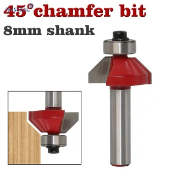 

45 Degree Bevel Angle Knife Carpentry Milling Cutter Trimming Machine Carving Cutter Head 45 Chamfer Knife 45 Angle Knife