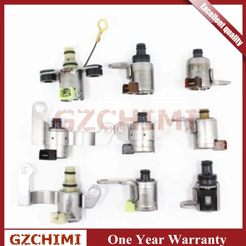 JF506E 09A 5F31J 9 Piece Kit Remanufactured Transmission Shift Solenoid Gearbox Kit For VW Jaguar Land Rover JF506E 09A 5F31J