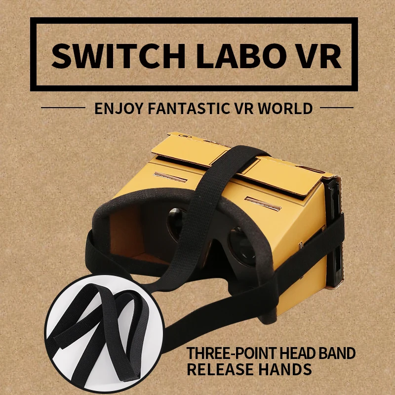 Дорожный переключатель LABO VR очки 3D Фильмы Игры Очки виртуальной реальности для nyd