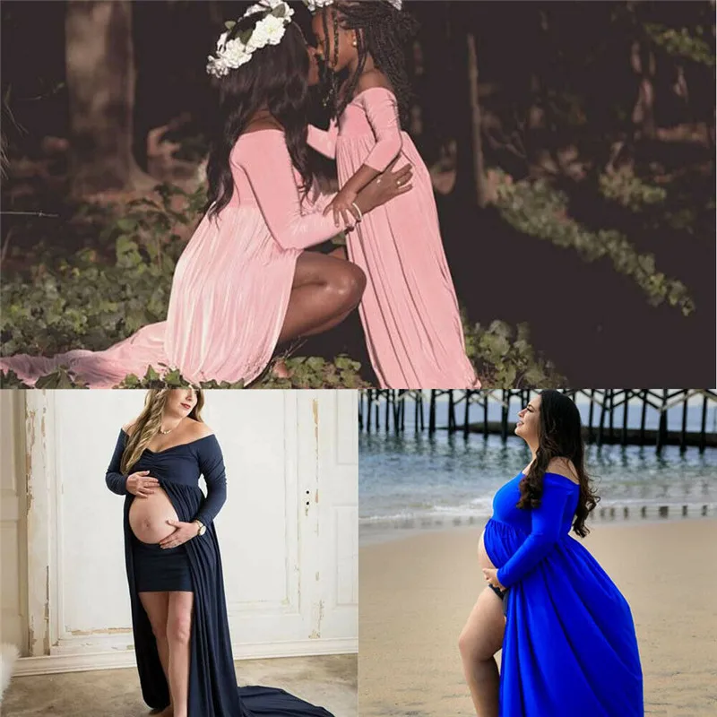 Одинаковая одежда для семьи; Макси-платье для беременных; реквизит для фотосъемки; платье для беременных; платье для мамы и дочки