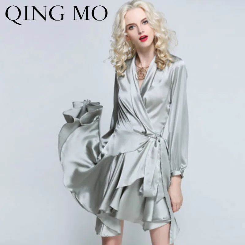 QING MO 5 цветов черный желтый зеленый оранжевый розовый женское осеннее