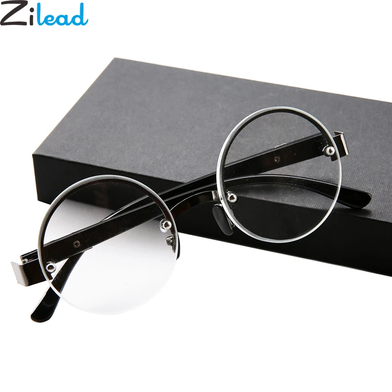 

Zilead Round Half-frame Reading Glasses Presbyopia Glasses Eyewear With Diopter +1.0+1.5+2.0+2.5+3.0+3.5+4.0