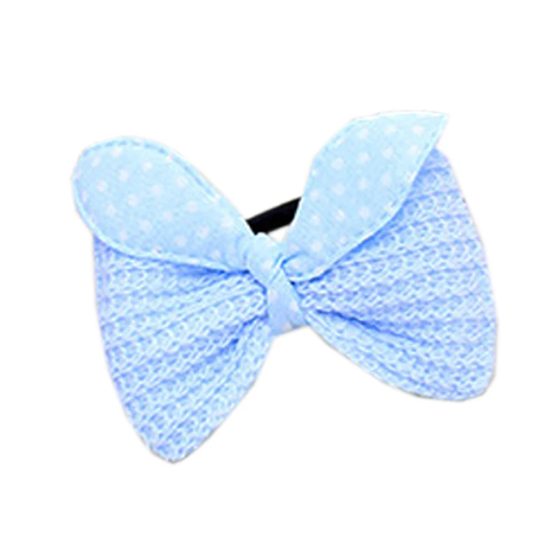Girls Adjustable Bowknot Elastic Kids Hair Accessories Children Unique Women Woolen 1PC/3PCS Hair Rope Wedding Valentines Gift
