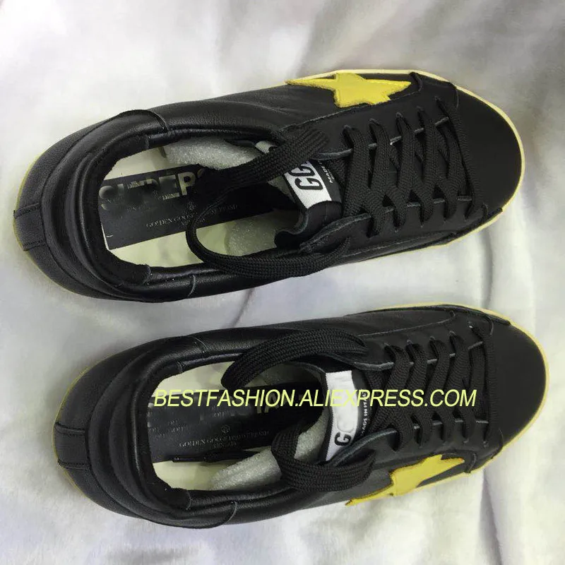 

Genuine Cow leather Casual Black Shoes Leather Lace Up Vintage Do Old Dirty Shoes for Women