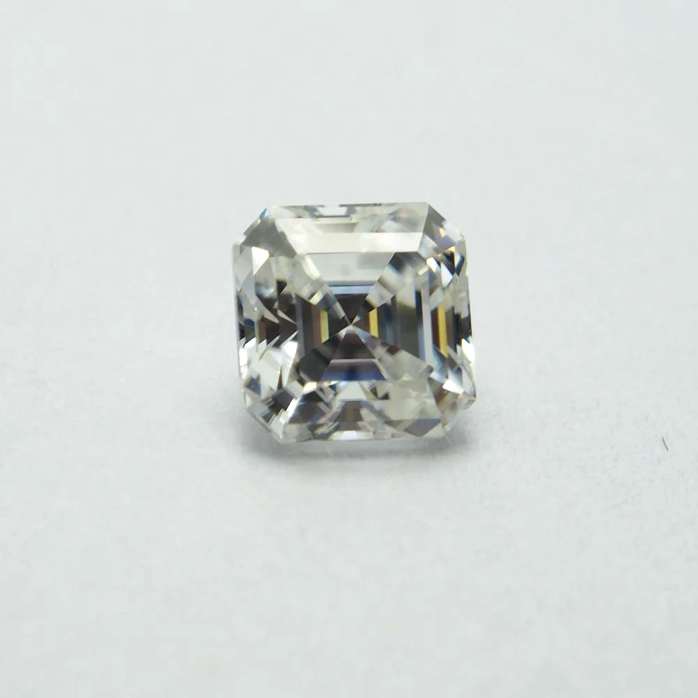 

6*6mm Asscher Cut White Moissanite Stone Loose Moissanite Diamond 1.06 carat moissanite stone