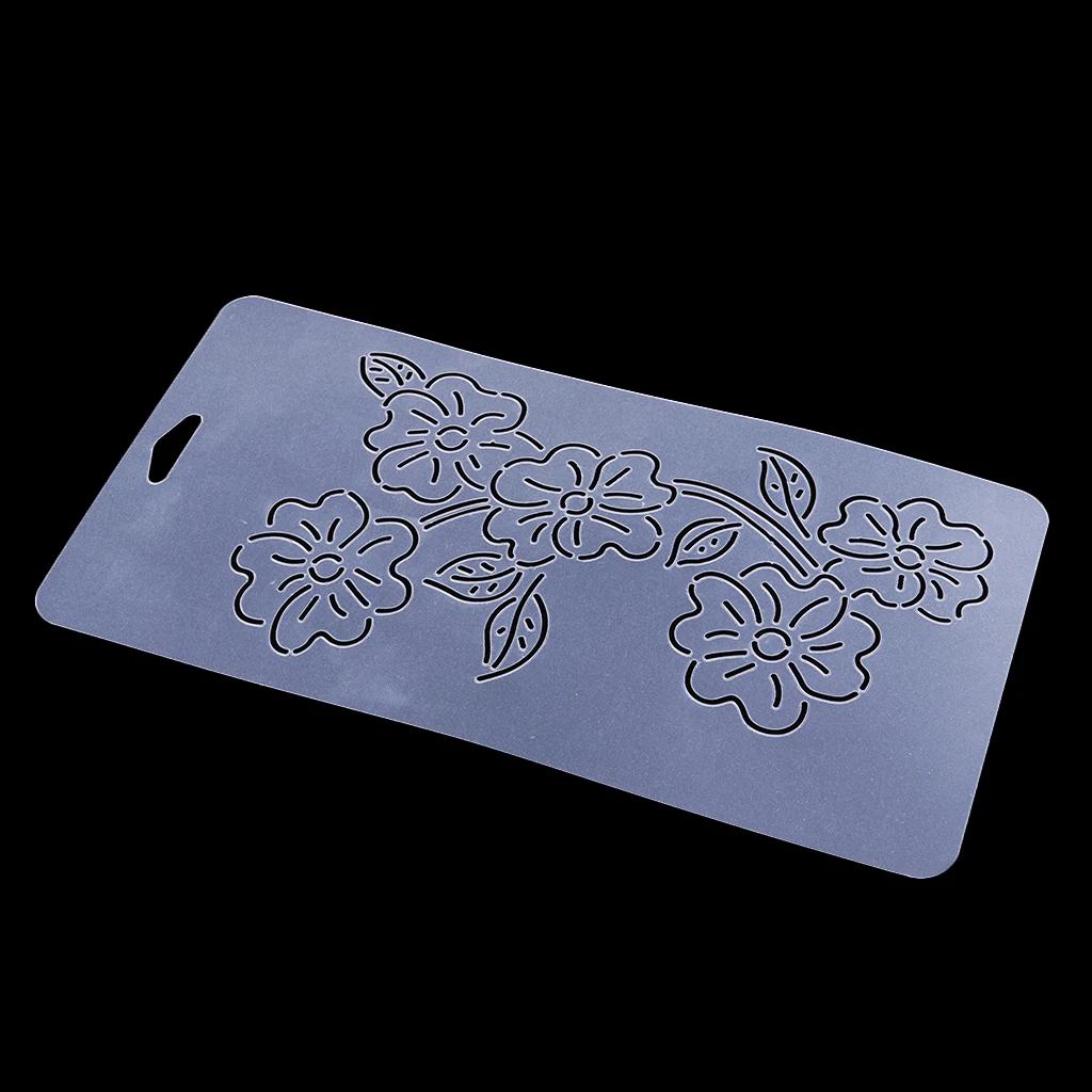  fityle Semi-transparent Stencil Plastic Quilting Template Quilt Tool Transparent for Patchwork Pain