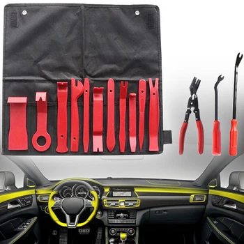 

New Set 14pcs Car Radio Door Dash Panel Trim Clip Pry Removal Repair Tool Kit for Car Interior Trim Dashboard