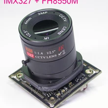 AHD-H(1080 P)/CVBS 1/2. " sony STARVIS IMX327 CMOS сенсор+ FH8550 CCTV камера Модуль платы блока программного управления+ OSD кабель+ CS Объектив+ IRC(UTC