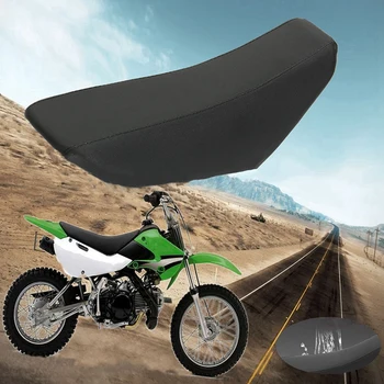 

46x22cm Black Complete Seat Foam Black soft comfortable Fit For Kawasaki KLX-110 KX-65 Dirt Bike Motocross 2000-2013