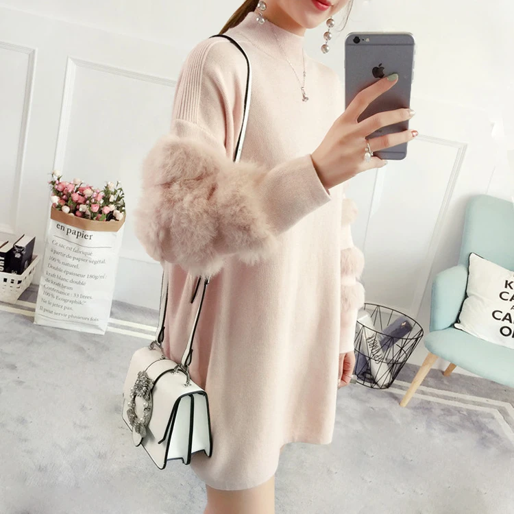 

Women Sweaters and Pullovers Casual Oversized Sweater Christmas Winter Sleeve Pull Femme knitted jumpers