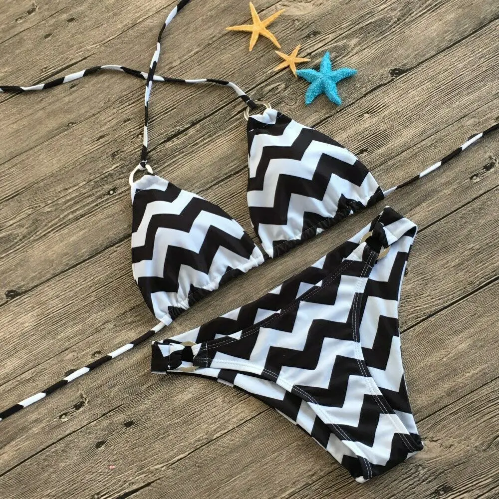 2019 Newest Hot Women Bikini Set Swimsuit Beachwear Swimwear No Padded monokini Bra Bathing Suit