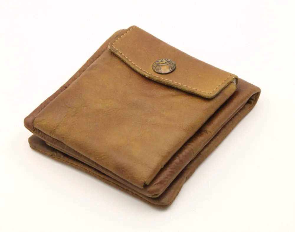 

Handmade Genuine Leather women wallets zip and purse vintage style ladies leather card holder wallet men wallets leather brand