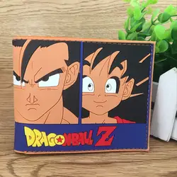 Новый дизайн 3D бумажник с изображением персонажей из мультфильма Dragon Ball Z кошельки с карманом для монет