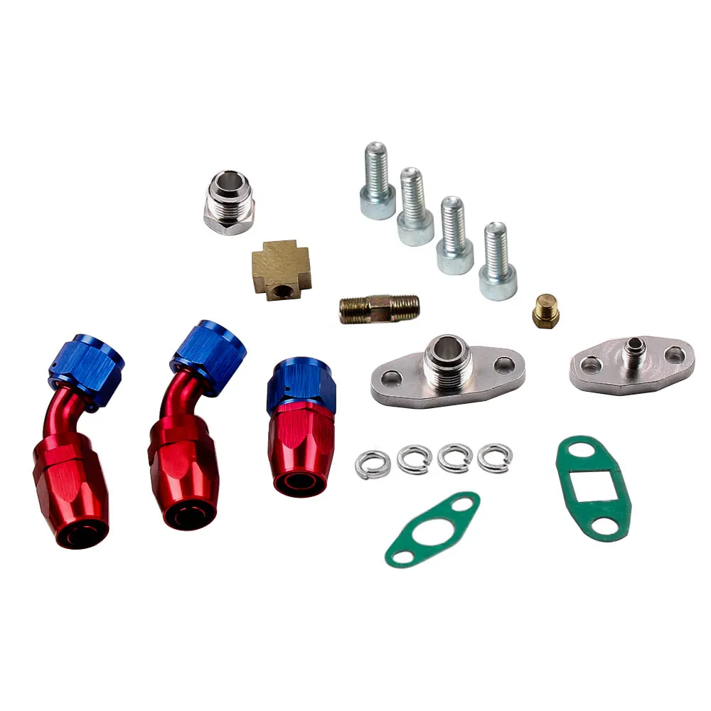 T70 T3 75 TRIM .70 A/R V BAND STAGE III 500 + HP TURBO CHARGER OIL FEED DRAIN LINE T04Z T66 GT35 T4 двойной фланец прокрутки.