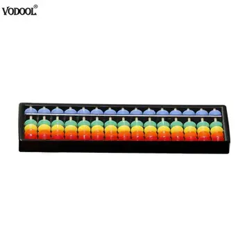 

Plastic Abacus 15 Digits 5 Beads Arithmetic Tool Math Toy Aid Calculating Toys Learning Educational Toys For Kids Children