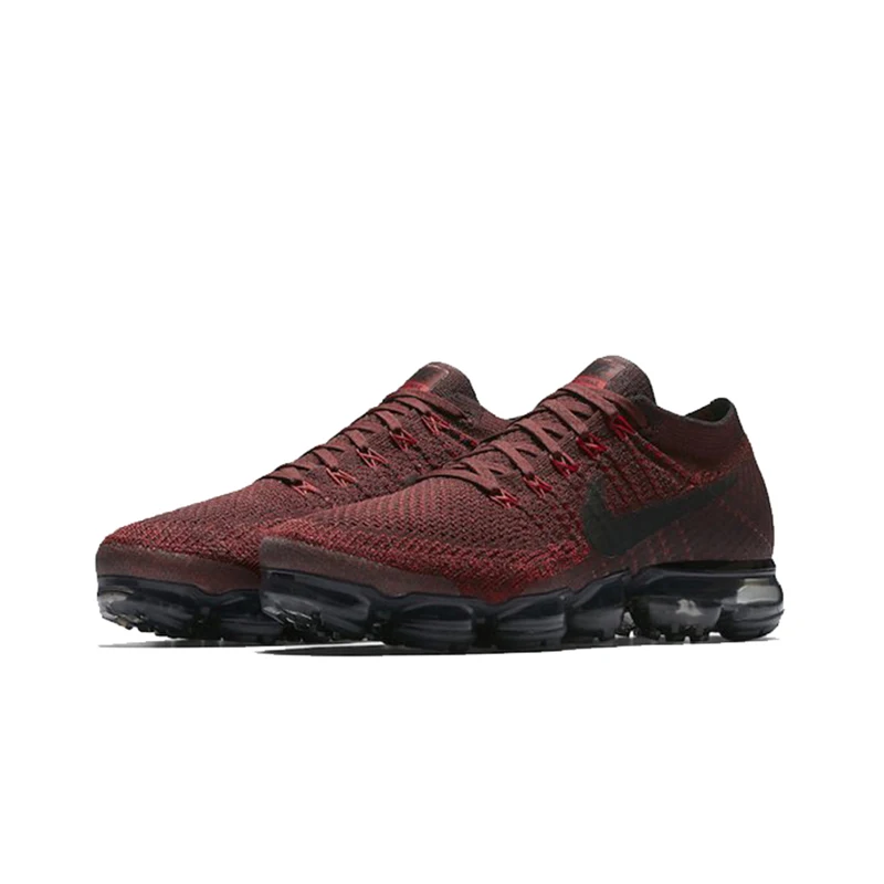 NIKE Air VaporMax Flyknit Original Men Running Shoes Stability Height Increasing Breathable Lightweight Sneakers #849558-601