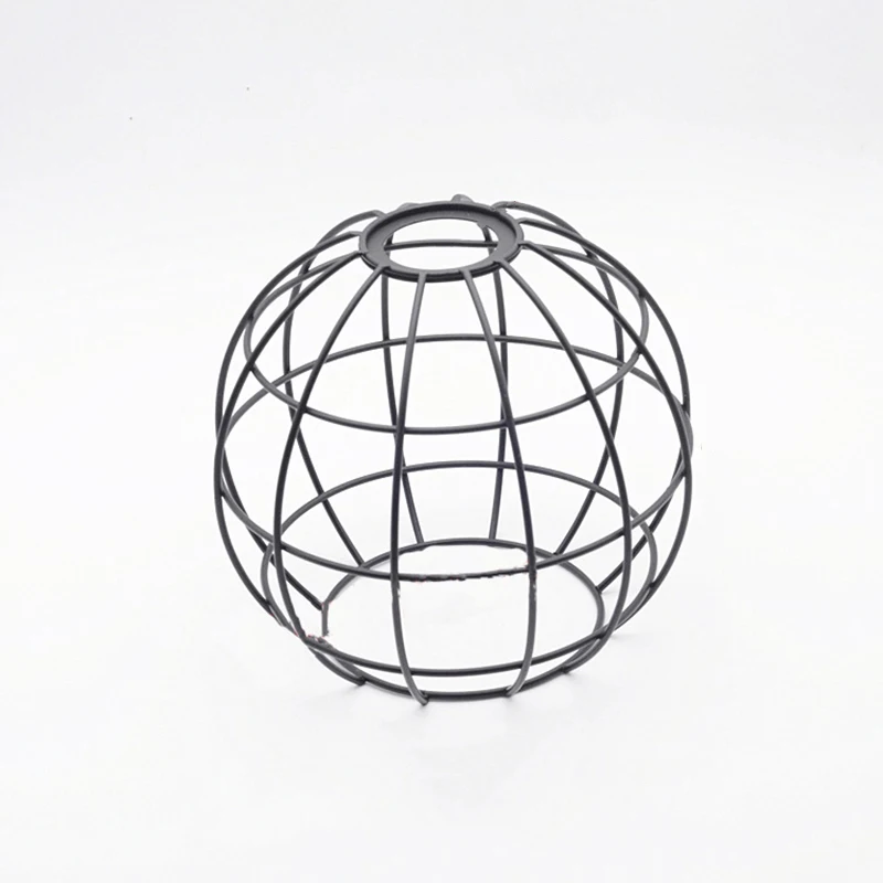 

Vintage Pendant Light Guard Wire Cage Ceiling Hanging Lampshade Fixture