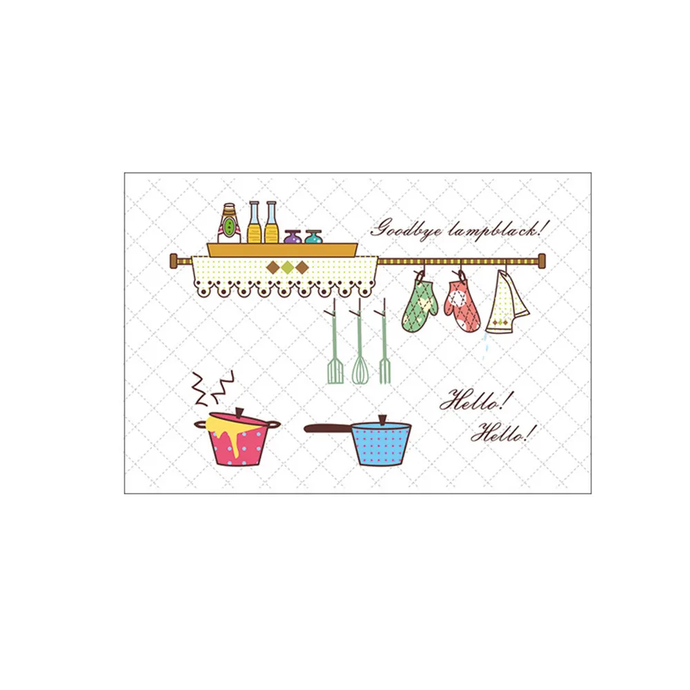 60*90cm Kitchen Wall stickers Oilproof Removable Waterproof Tiled Wall Decals Aluminum Foil Adesivo De Parede Home Decoration