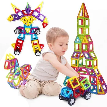 

Mylitdear Unids Magnetic Construction Toys 3d Diy Building Block Brick Model Designer Magnetic Toys Children Gift