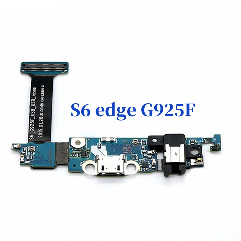 Для Samsung Galaxy S6 Edge G925F G925A G925V G925T G925i док-разъем Micro USB зарядное устройство зарядный порт гибкий кабель