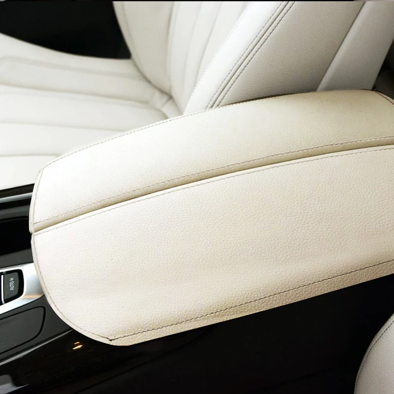 

For BMW X5 2007 2008 2009 2010 2011 2012 2013 2014 2015 2016 2017 2018 Center Armrest Pad Microfiber Leather Protective Cover