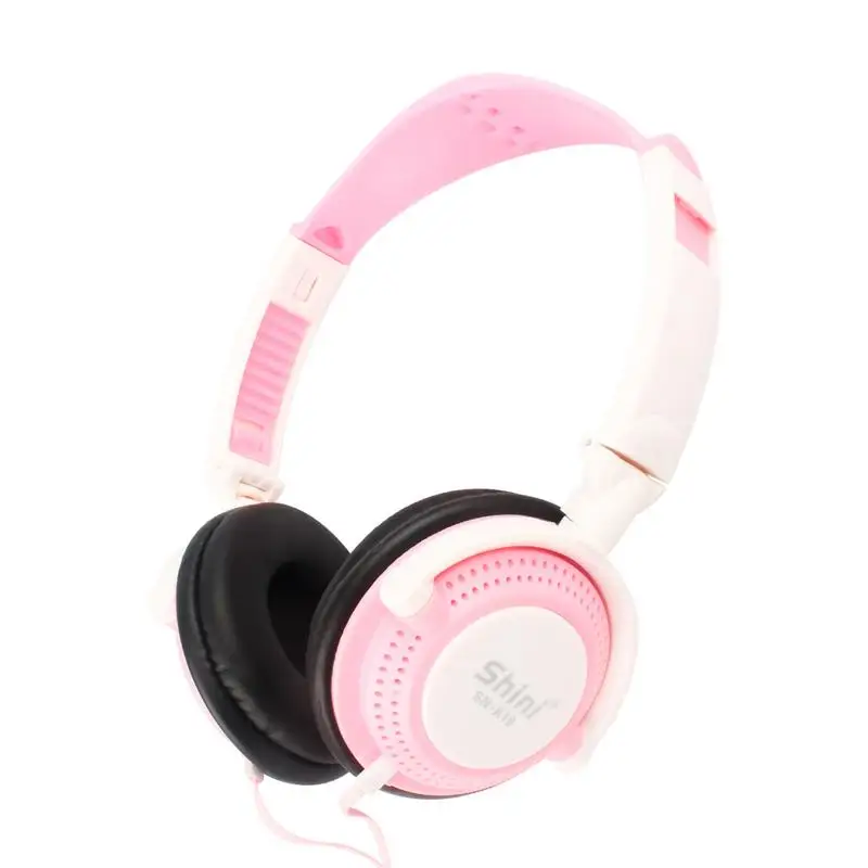 

Gaming Headset For Shini Head Portable Foldable Headphone Deep Bass 3D Stereo Sound Earphone With Mic Computer Phone Universal