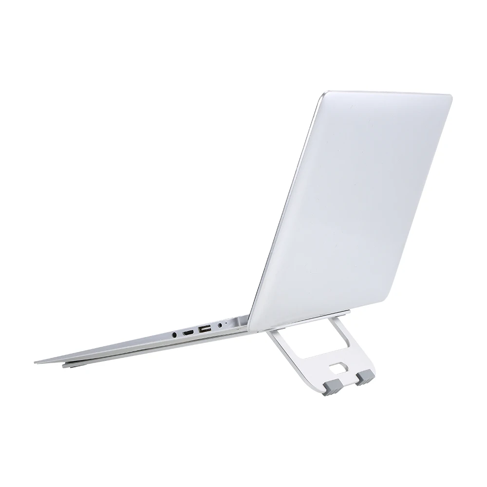 BUBM Laptop Stand Bracket Foldable and Hollow Cooling Aluminum Portable PC Holder for Apple Macbook and Most Laptops Computers