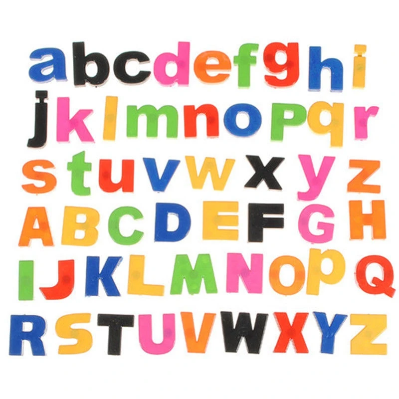 

52 Magnetic Lower/Upper Case Alphabet Letters Childrens Kids Learning Fridge Toy