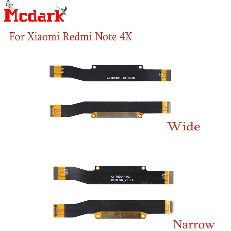 Коннектор для основной материнской платы Xiaomi Redmi Note 4X гибкий кабель ЖК-дисплея