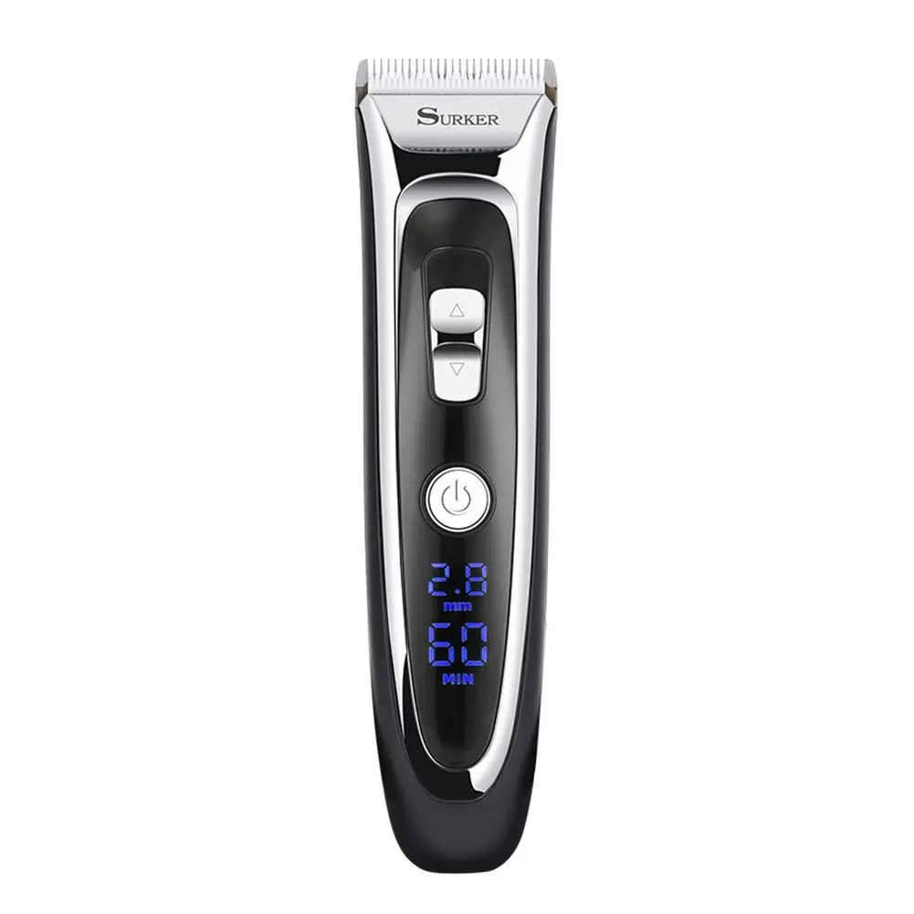 

Top Sale SURKER Model RFC-688B Electric Foil Hair Trimmer for Men with Clean & Charge Station, Electric Men's Women's Hair Cli