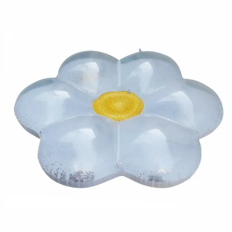 Sequins Flower-shaped Swimming Air Mats Floating Mat Pool Beach Party Toy