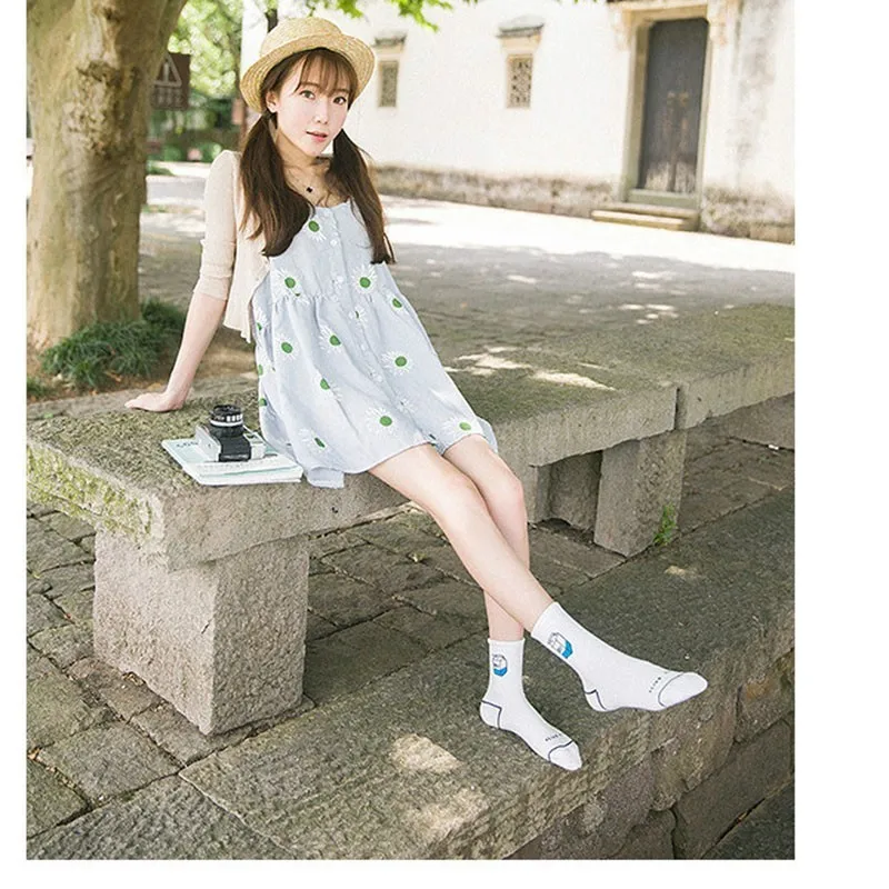 Смешные носки Харадзюку уличная одежда Calcetines Mujer Divertido корейский стиль женские