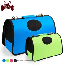Складная маленькая Средняя сумка-переноска для собак, дышащая уличная дорожная сумка для чихуахуа, плюшевой собаки, дорожная сумка, сумка-переноска для кошек из сетки Оксфорд