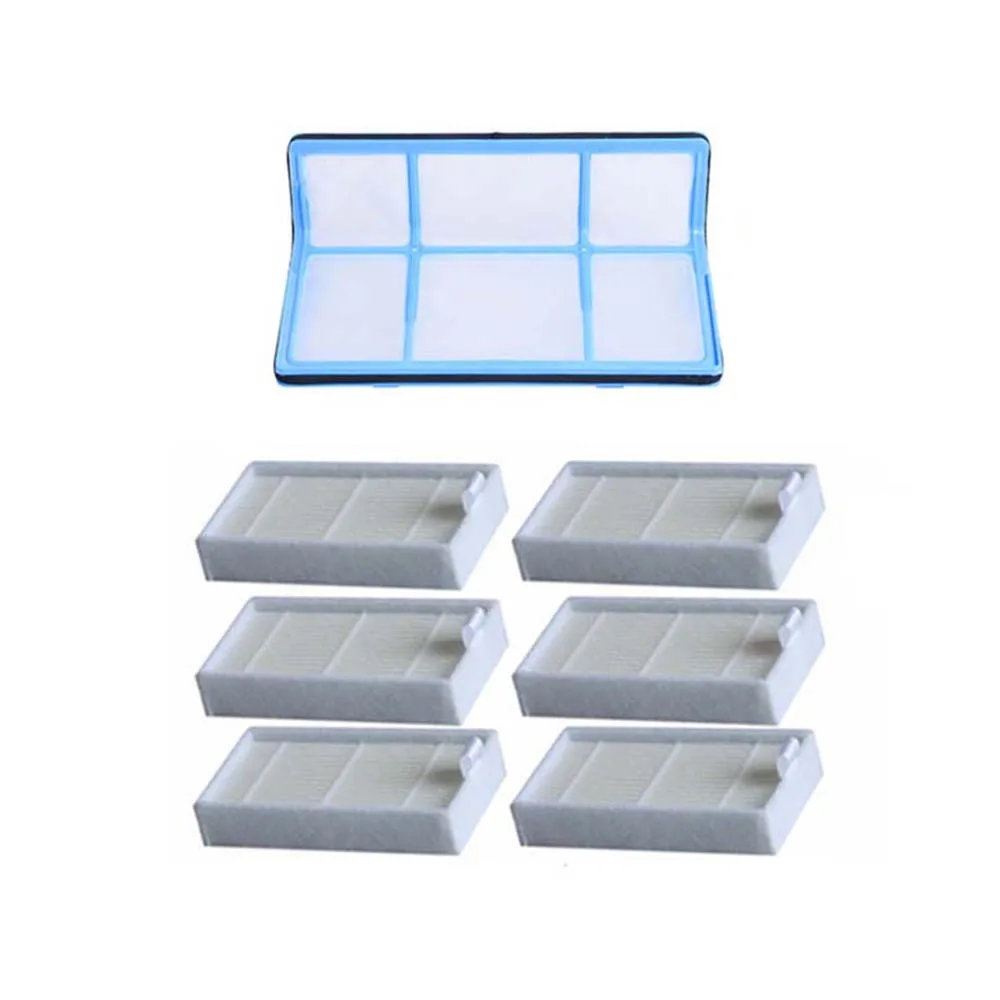 

7Pcs/Set(1xPrimary Filter+6x Efficient Hepa Filter )For Chuwi Ilife V5 V5S V3 V3S V5 Pro V50 V55 X5 Robot Vacuum Cleaner Parts