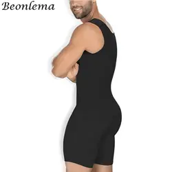 Beonlema Для мужчин Открыть Кротч боди Hombre прикладом подъема талии животы формирование Body Shaper эластичный мягкий плюс Размеры Shapwear S-6XL