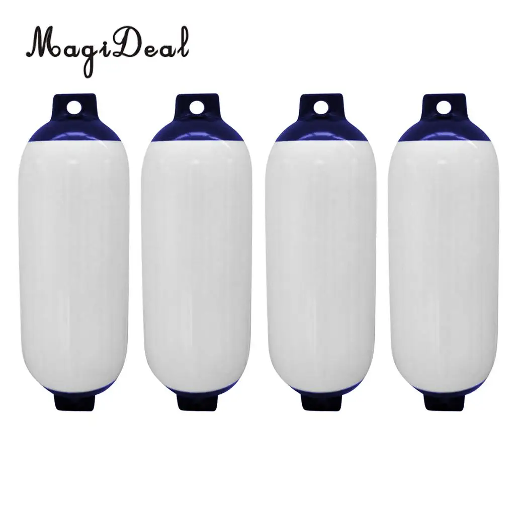 

Durable 4pcs Inflatable Marine Boat with Reinforced Eye Holes UV Protection Dock Shield/ Boat Buoy Speedboat Yacht Dinghy
