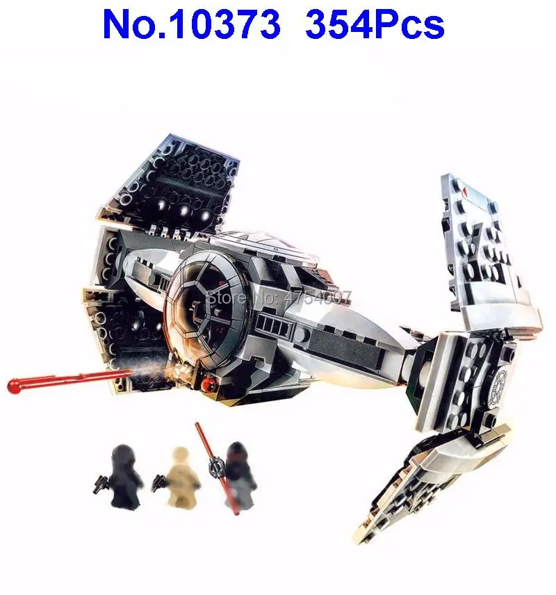 

10373 354Pcs Star Wars Commander Tie Advanced Prototype Bela Compatible 75082 Building Block Toy
