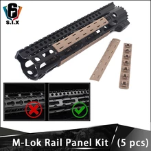 Тактический BCM M-Lok Панель комплект для M-lok Handguard Пикатинни крышка 5 шт./компл