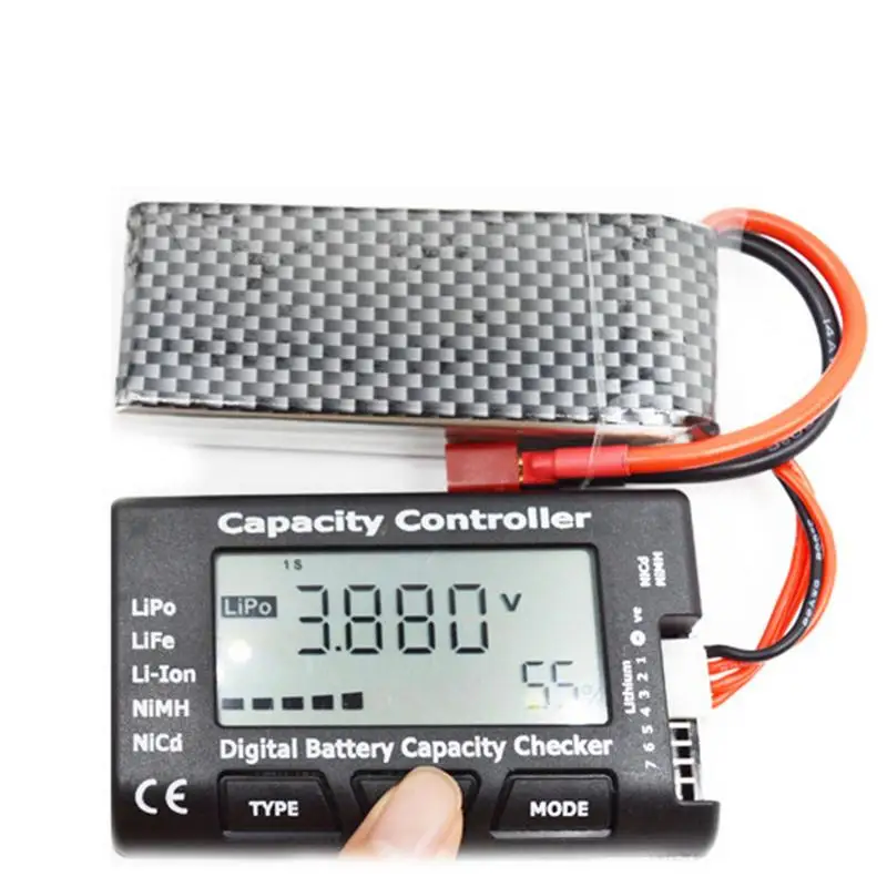 

Digital Battery Capacity Checker RC CellMeter 7 For LiPo LiFe Li-ion NiMH Nicd